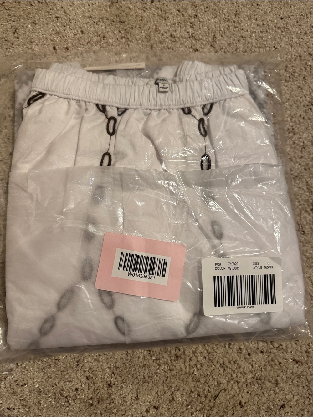 Madewell Embroidered White Midi Skirt . New with tags - Picture 6 of 6